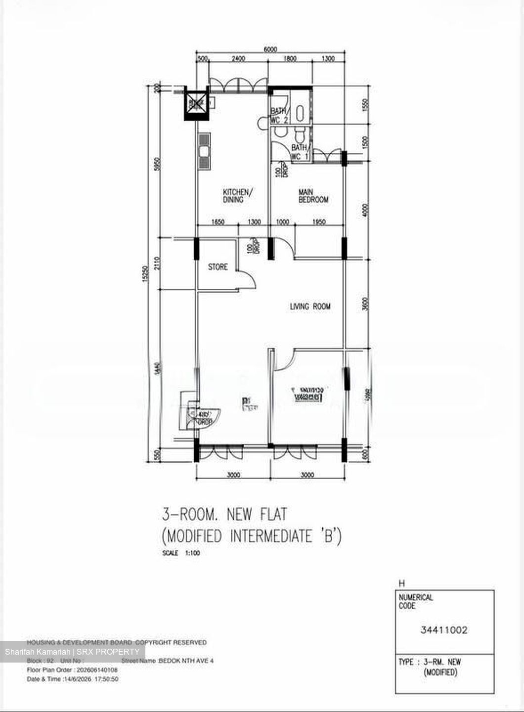 Blk 92 Bedok North Avenue 4 (Bedok), HDB 3 Rooms #575103431